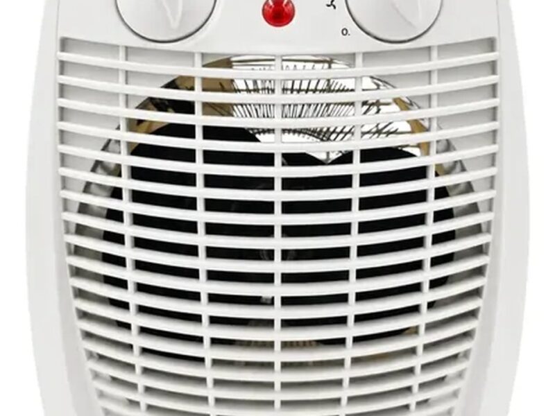 Aquecedor Elétrico 2 Em 1 Kian Branco 1800w Aq100 2 Níveis De Aquecimento + Ventilação