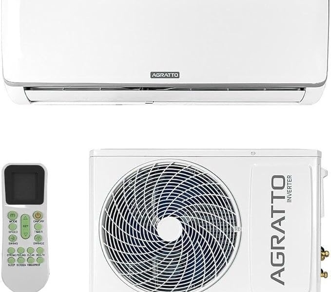 Ar Condicionado Split Agratto Hi Wall Neo Inverter 9.000 Btu/h Quente e Frio Monofásico Branco ICS9QF-02-220V