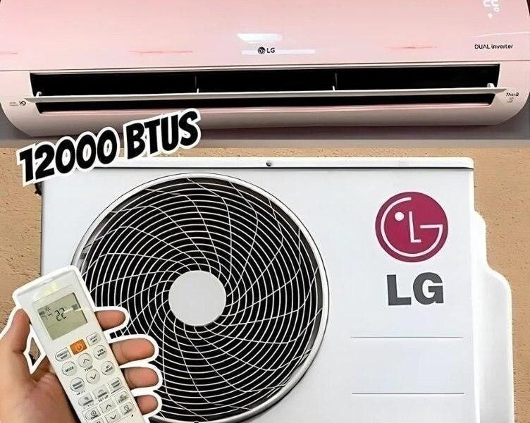 Ar Condicionado Split Hi Wall LG Inverter Smart Voice AI 12.000 Btus Frio 220v R-32