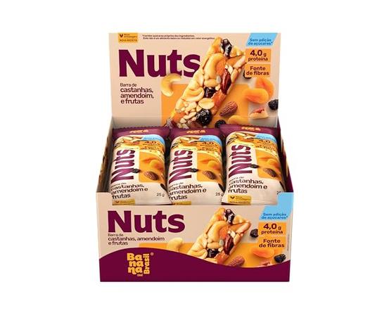 Banana Brasil – Barra De Castanhas Nuts Frutas (12 Unidades de 25g)