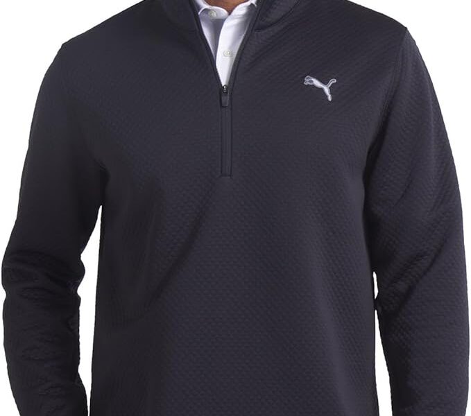 Blusa de moletom Pebble 1/4 Zip PUMA GolfMasculino