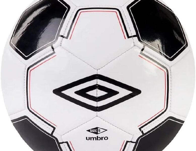 Bola Umbro Clássico Campo Branca, 5 na Amzn por R$ 29,99