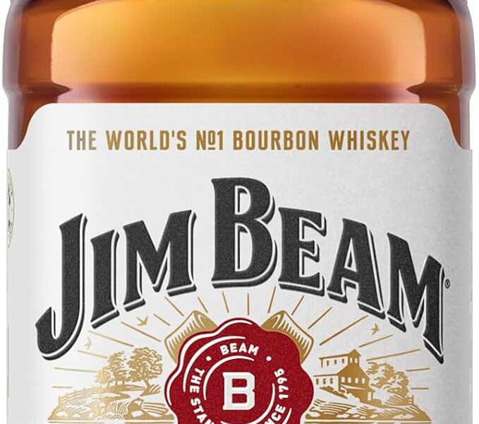 Bourbon Whiskey Jim Beam White 1L