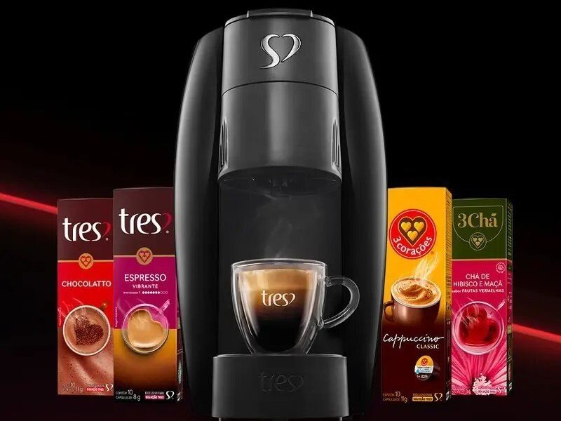 Cafeteira Espresso Lov Preta v – Tres 3 Corações Preto