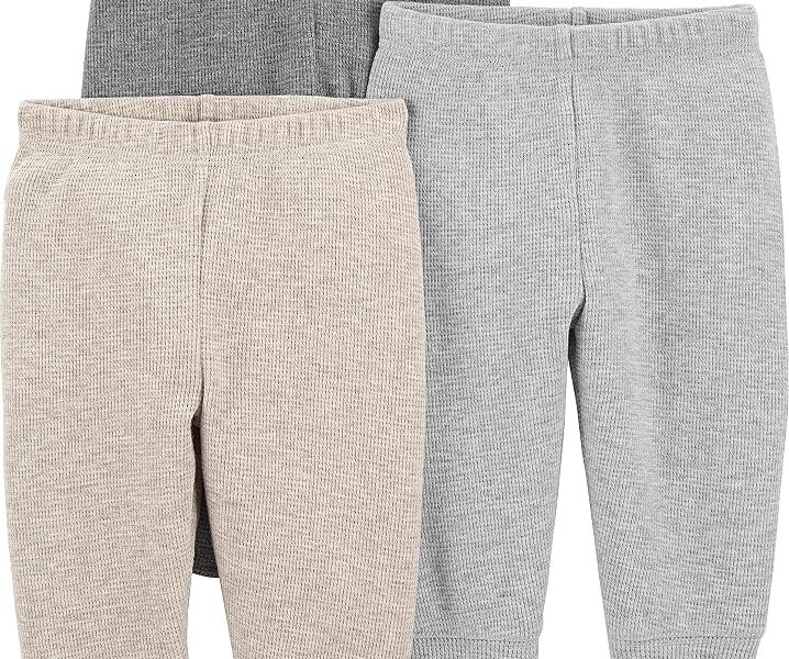 Calas Baby Boys’ 3-pack Thermal Pants Simple Joys by Carter’sMeninos