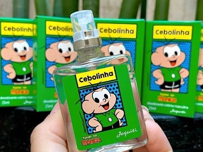 Colônia desodorante masculino teen Cebolinha Turma da Mônica 25ml em spray Jequiti