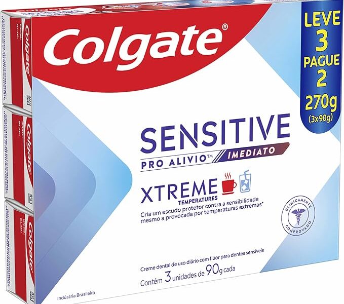 Colgate Creme dental Sensitive Pro Alívio Imediato Xtreme 3x90g