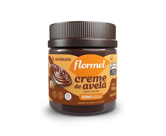 Creme de Avela com Cacau FLORMEL Zero Açúcar – 150 Gramas