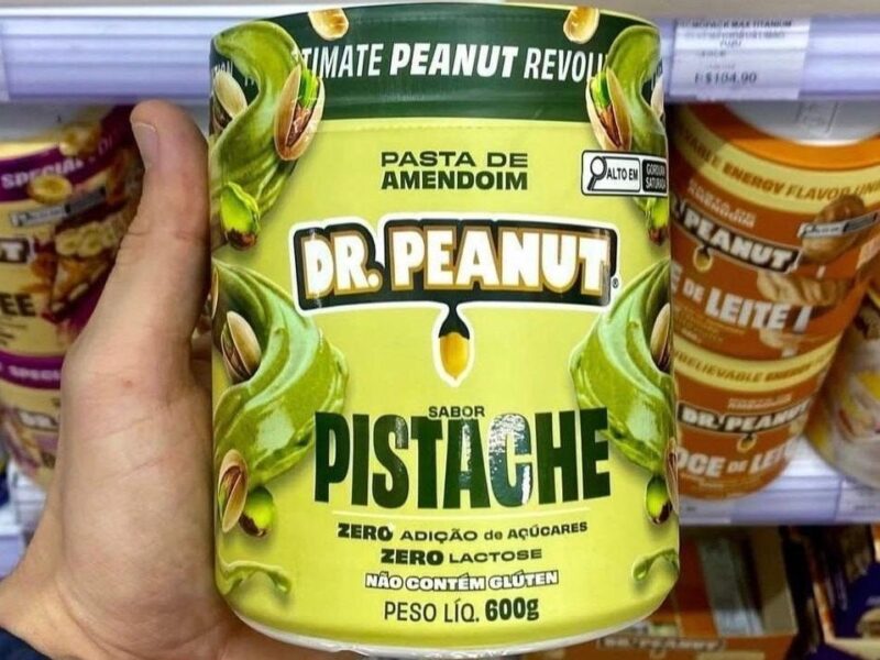 DR. PEANUT PASTA DE AMENDOIM PISTACHE 600G COM WHEY PROTEIN