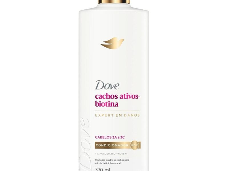 Dove Condicionador Cachos Ativos + Biotina 370ml na Amzn por R$ 20,98