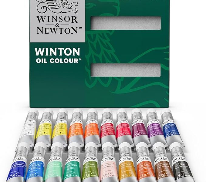 Estojo Tinta Óleo Winton 12ml 20 Unidades