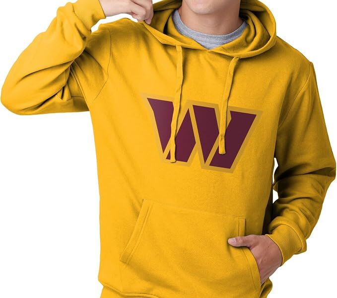FOCO NFL mens Nfl Team Logo Solid Hoodie na Link por R$ 67,90