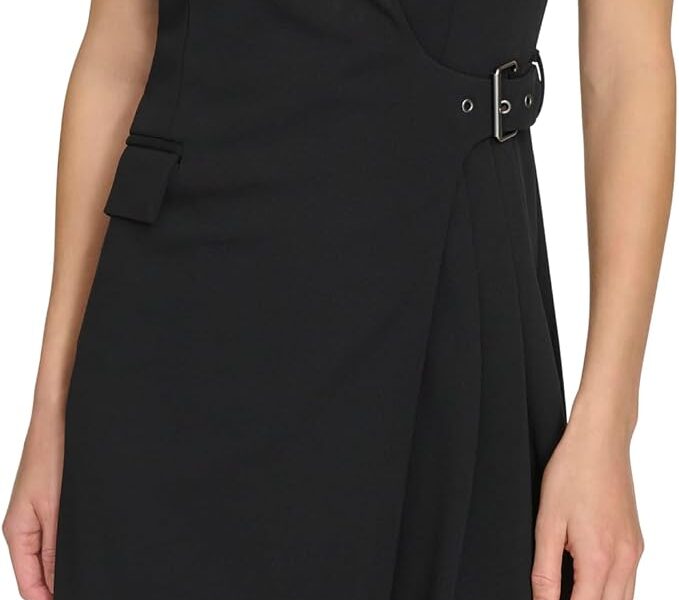 Formal Sleeveless Aline Dress Calvin KleinFeminino na Link por R$ 687,78