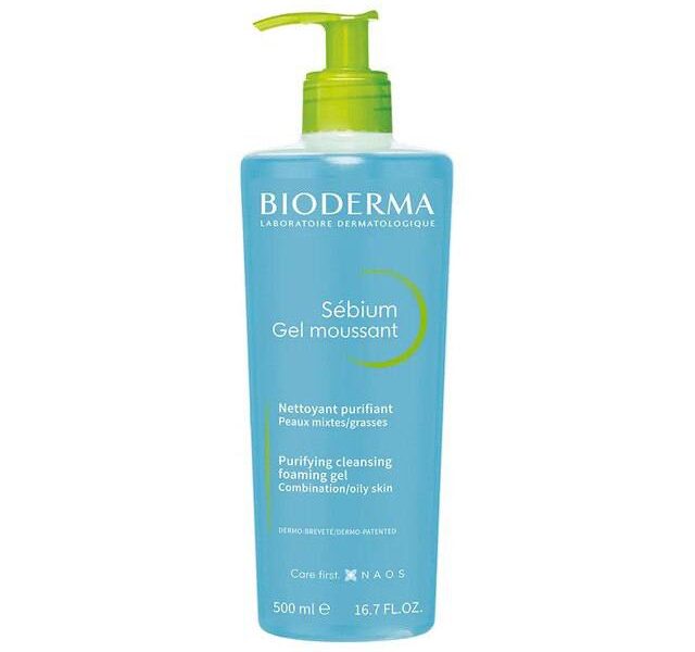 Gel de Limpeza Antioleosidade Bioderma Sébium Gel Moussant 500ml | Pele mista a oleosa
