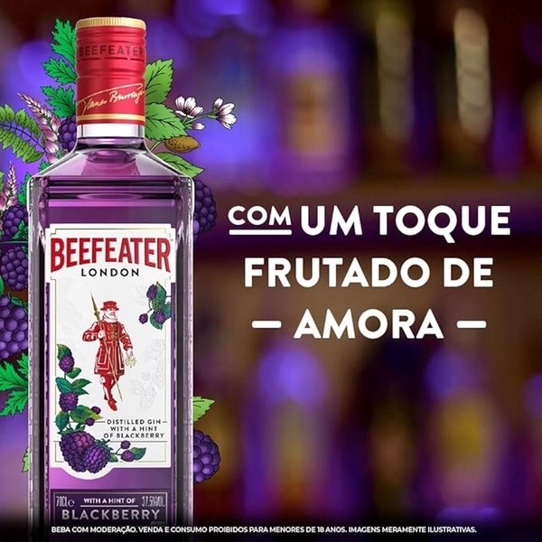 Gin Inglês Beefeater Blackberry Garrafa 700ml