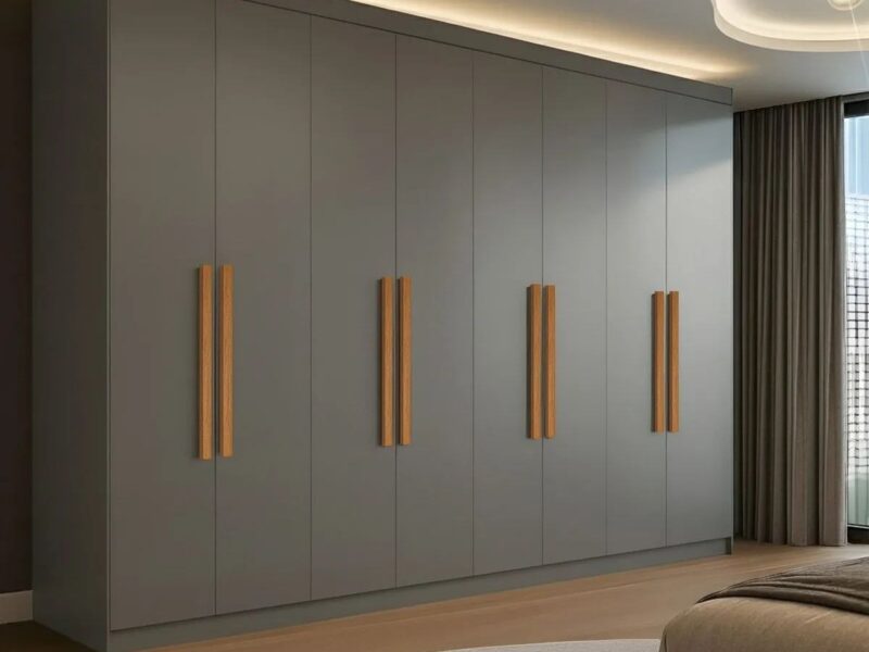 Guarda Roupa Casal 8 Portas 4 Gavetas Paris Espresso Móveis Onix