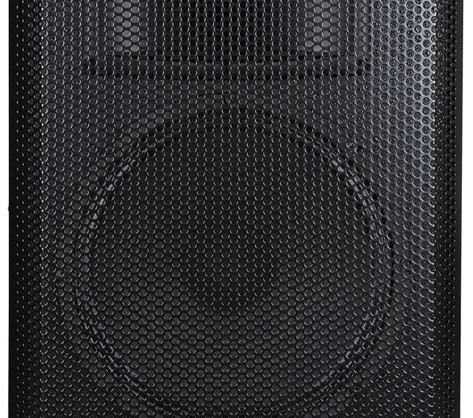 HAYONIK, Caixa Ac. Amplificada em Madeira, 400W, Falante 12″, Driver JBL, USB, Entrada P/Mic, Bluetooth, Rádio FM, 200W RMS, Saída Passiva – CX-HK12A