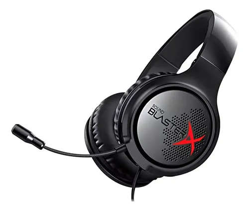 Headset Gamer Sound Blasterx H3 Drivers 40mm Preto Creative