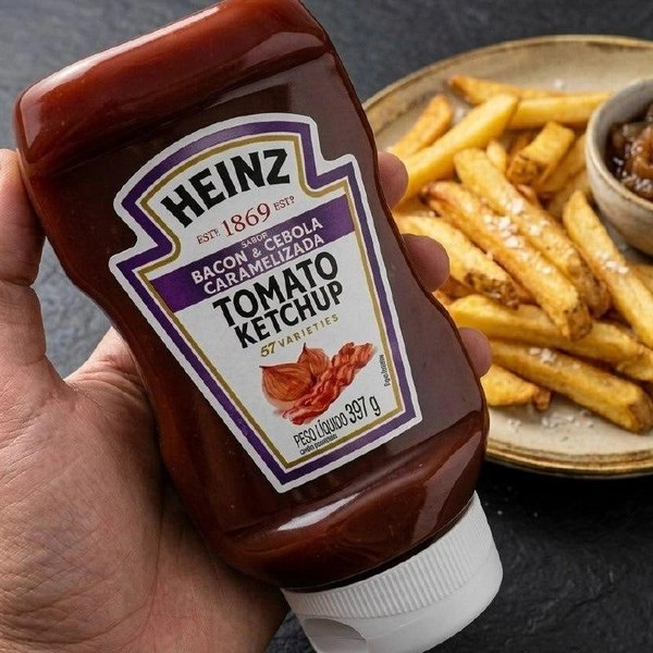 Heinz Ketchup Bacon & Cebola Caramelizada 397g