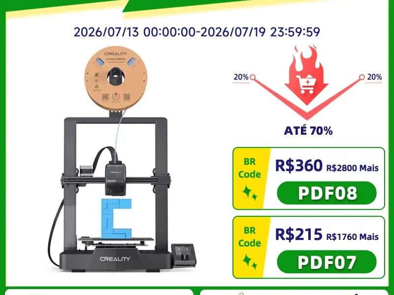 Impressora 3D Creality Ender-3 V3 SE FDM Auto Nível