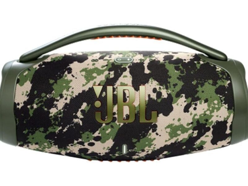 JBL, Caixa de Som, Boombox 3, Bluetooth, À Prova D’água e Poeira – Camuflada