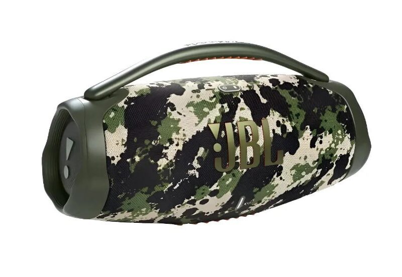 JBL, Caixa de Som, Boombox 3, Bluetooth, À Prova D’água e Poeira – Camuflada