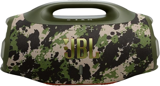JBL, Caixa de Som, Boombox 4, Bluetooth, Som JBL Pro, AI Sound Boost, Graves Personalizáveis, Bateria de até 34h, IP68, Áudio Lossless – Squad