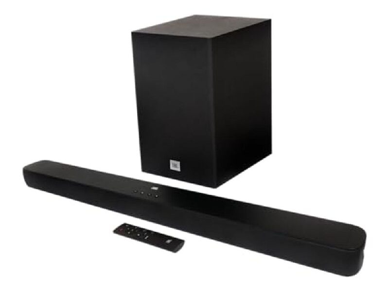 JBL, Soundbar, Bluetooth, Cinema SB180, 2.1 Canais, Subwoofer de 6,5″ Sem Fio na Amzn por R$ 839,00