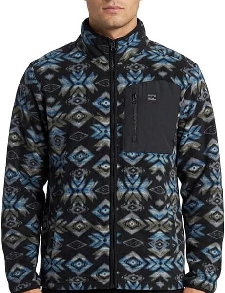 Jaqueta Sherpa Bonded Polar Fleece Aztec Print Jacket Billabongmasculino