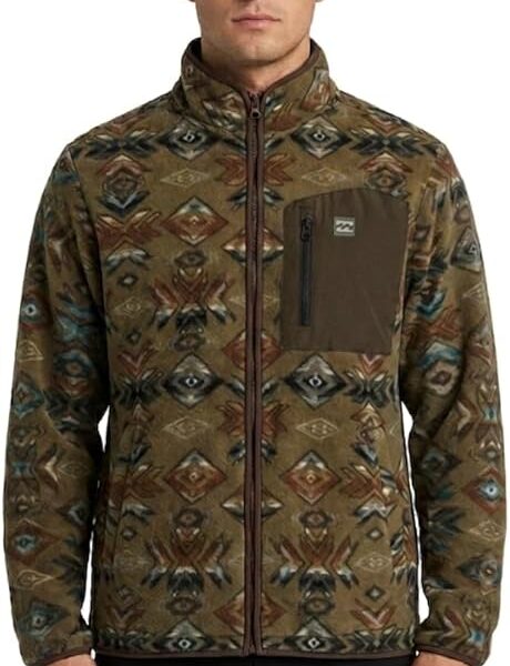 Jaqueta Sherpa Bonded Polar Fleece Aztec Print Jacket Billabongmasculino