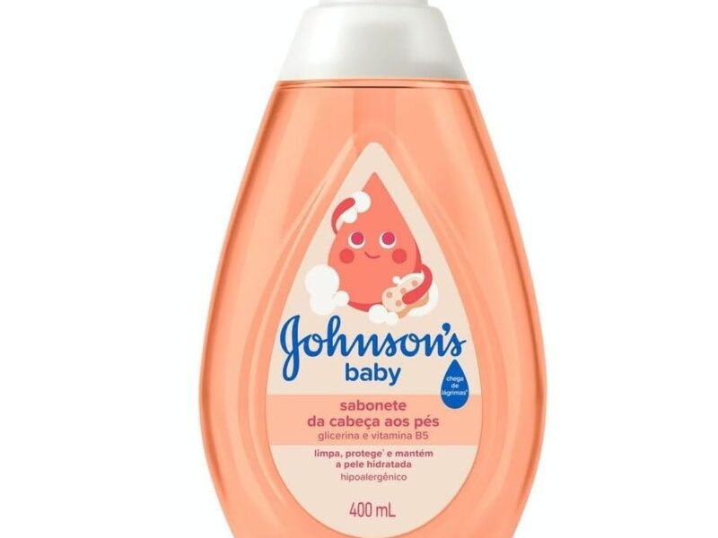 Johnson’s Baby Sabonete Líquido Glicerina Da Cabeça Aos Pés, 400ml