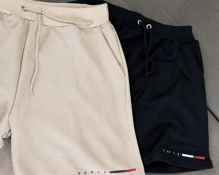 Kit 02 Bermuda Casual Short Moletom Maculina Academia Treino