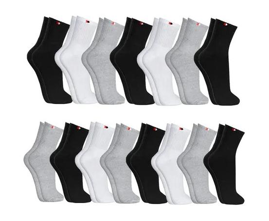 Kit 15 Pares Meias Sport Algodão Cano Médio Sandrini Confort