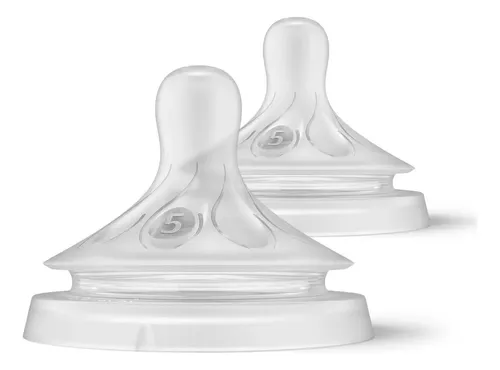 Kit 2 Unidades De Bico Pétala 3.0 T5 Para Bebês De 6 Meses Phillips Avent