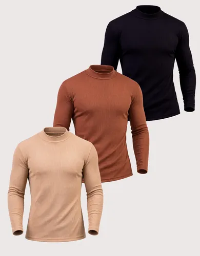 Kit 3 Cacharrel Suéter Canelada Masculina Inverno Premium na Meli por R$ 77,45