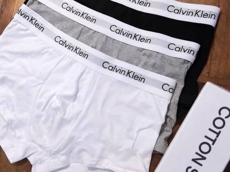 Kit 3 Cuecas Masculinas Boxer Cotton Calvin Klein