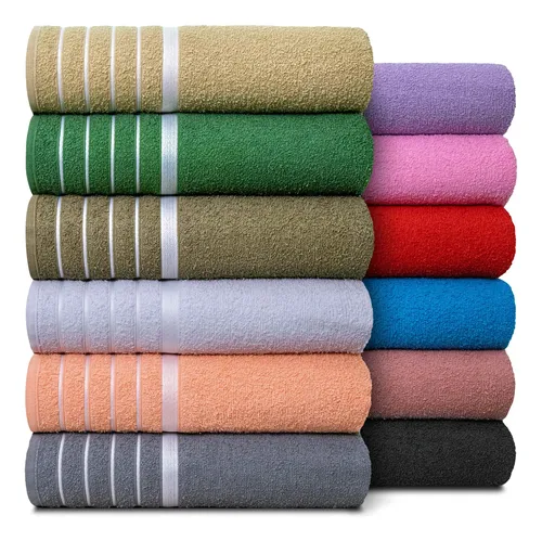 Kit 5 Toalhas De Banho – Gigante – Banhão 80 X 150 + Brinde