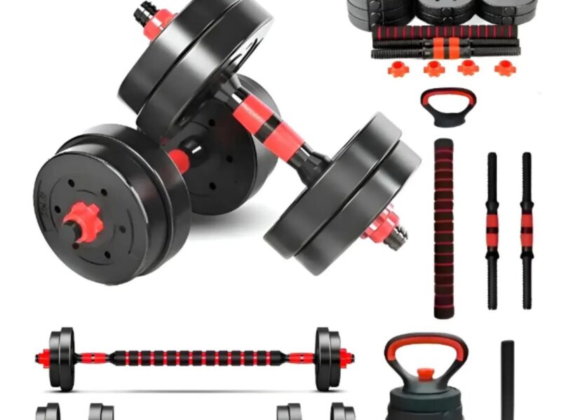 Kit Halteres 30Kg Ajustável MKFIT – Dumbbell –