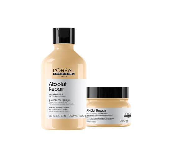 Kit L’Oréal Professionnel Serie Expert Absolut Repair Shampoo e Máscara P (2 produtos) na Link por R$ 136,00