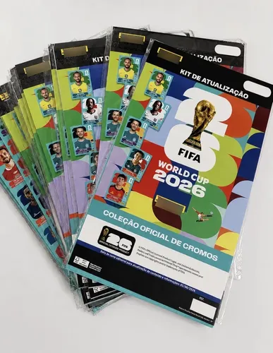 Kit Pack De Atualização- 120 Figurinhas Copa Do Mundo 2026