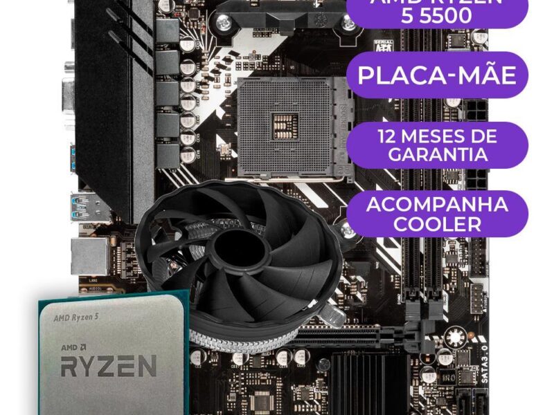 Kit Upgrade Gamer AMD Ryzen 5 5500 + B450M