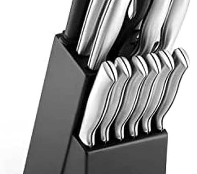Kit de facas de cozinha Farberware 5152497, preto, 15 peças