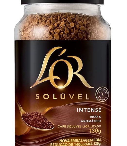L’OR Café Solúvel Intense Pote De Vidro 130G
