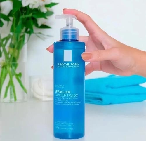 La Roche-Posay Effaclar Gel de Limpeza Facial Antiacne Concentrado com Ácido Salicílico, Zinco e LHA, Limpeza Profunda, Reduz Oleosidade e Desobstrui os Poros, 300ml na Amzn por R$ 67,00