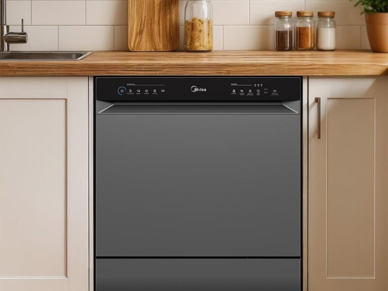 Lava Louças 8 Serviços Cinza Touch Plus Midea 220V