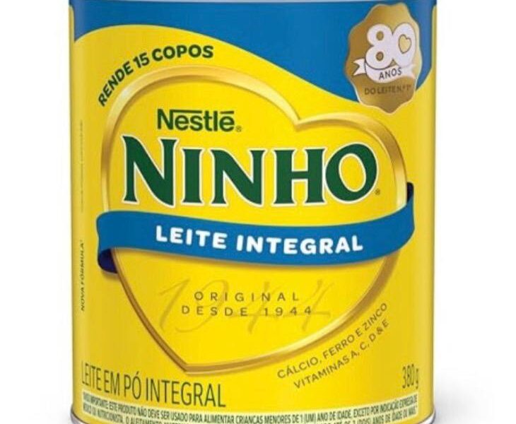Leite em Pó Integral Ninho 380g