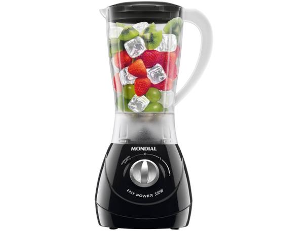 Liquidificador Mondial Easy Power L-550-B Preto 2 Velocidades 550W – Liquidificador –
