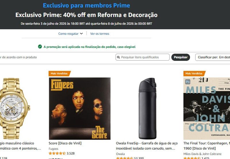 Lista de Produtos / Ofertas Amazon
