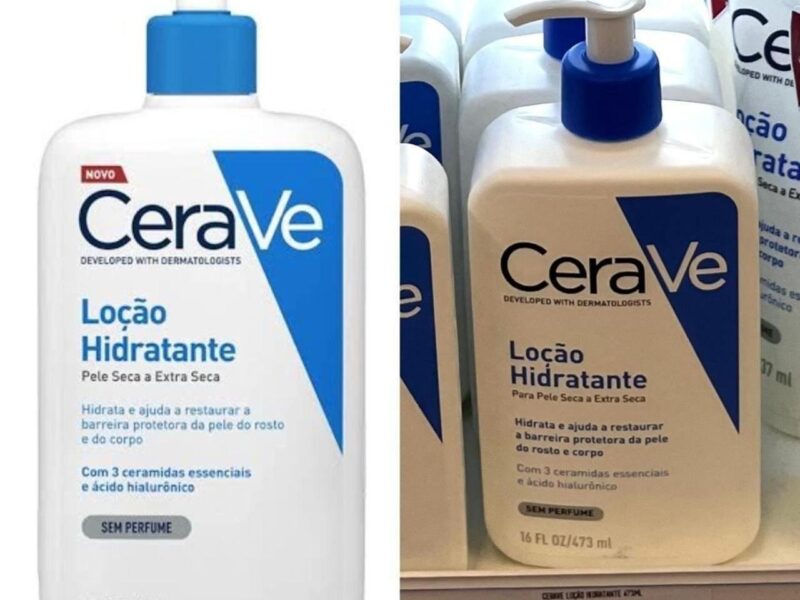 Loção Hidratante Corporal Sem Perfume, com Ceramidas Essenciais e Ácido Hialurônico, Textura Fluida CeraVe 473ml
