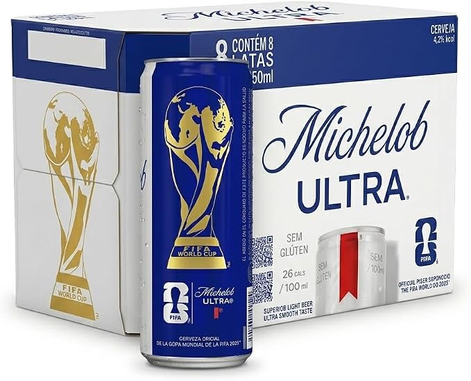 MICHELOB ULTRA LATA 350ML,pack com 8 unidades